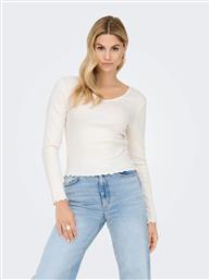 ΜΠΛΟΥΖΑ ΡΙΠ ΜΕ V-ΛΑΙΜΟΚΟΨΗ - ΛΕΥΚΟ ONLY