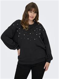ΦΟΥΤΕΡ ΜΕ ΠΕΡΛΕΣ PLUS SIZE - ΜΑΥΡΟ ONLY