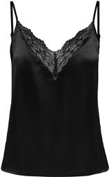 LINGERIE ΤΟΠ ΜΕ ΔΑΝΤΕΛΑ - ΜΑΥΡΟ ONLY
