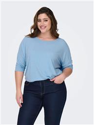 ΜΟΝΟΧΡΩΜΗ ΜΠΛΟΥΖΑ ΜΕ ΜΑΝΙΚΙ 3/4 PLUS SIZE - ΣΙΕΛ ONLY