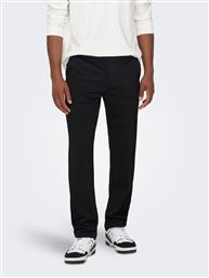 ΠΑΝΤΕΛΟΝΙ CHINO 22026242 ΜΑΥΡΟ REGULAR FIT ONLY & SONS