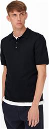 POLO WYLER 22022219 ΣΚΟΥΡΟ ΜΠΛΕ REGULAR FIT ONLY & SONS