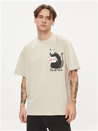 T-SHIRT BANKSY 22024752 ΜΠΕΖ RELAXED FIT ONLY & SONS