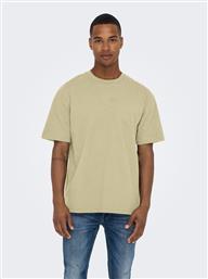 T-SHIRT FRED 22022532 ΜΠΕΖ RELAXED FIT ONLY & SONS