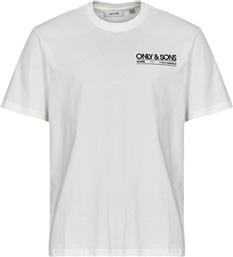 T-SHIRT ΜΕ ΚΟΝΤΑ ΜΑΝΙΚΙΑ ONSKASBAH ONLY & SONS