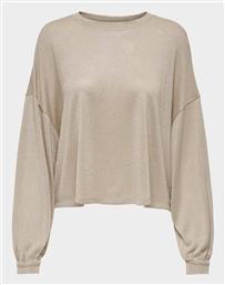 ONLAMBER L/S LOOSE GLITTER TOP JRS ONLY