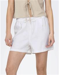 ONLCARO MW LINEN BL EMB SHORTS CC PNT ONLY