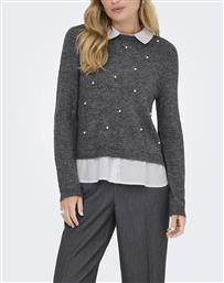 ONLDOLLY LS WOVEN MIX PEARL PULL CC KNT ONLY
