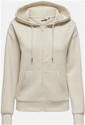 ONLFANCY L/S ZIP PEARL HOOD SWT ONLY