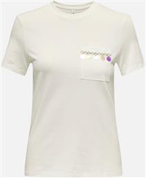 ONLFILIPPA LIFE S/S O-NECK TOP JRS ONLY