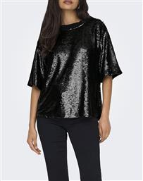 ONLFIONA SS SEQUINS TEE WVN ONLY