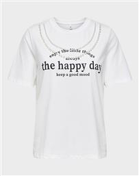 ONLJOLLY LIFE S/S BOXY PRINT TOP JRS ONLY