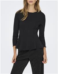ONLKENYA L/S PEPLUM TOP JRS NOOS ONLY