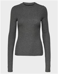 ONLLENA L/S O-NECK GLITTER RIB TOP JRS ONLY