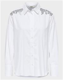 ONLOREGON LEANA LIFE LS EMBELI SHIRT WVN ONLY