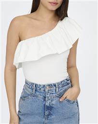 ONLSOFFY ONE SHOULDER MIX TOP BOX JRS ONLY