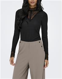 ONLTILDE GLITTER L/S HIGHNECK TOP JRS ONLY
