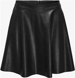 ONLUNA FAUX LEATHER FLARED SKIRT OTW ONLY