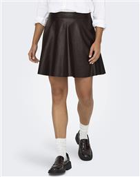 ONLUNA FAUX LEATHER FLARED SKIRT OTW ONLY