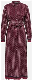 ONLVEDA BORDER L/S LONG DRESS WVN ONLY