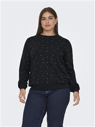 PLUS SIZE ΦΟΥΤΕΡ ΜΕ ΔΙΑΚΡΙΤΙΚΑ ΣΤΡΑΣ - ΜΑΥΡΟ ONLY