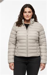 PLUS SIZE ΚΑΠΙΤΟΝΕ ΜΠΟΥΦΑΝ ΕΛΑΦΡΥ - ΜΠΕΖ ONLY