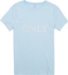 T-SHIRT ΜΕ ΚΟΝΤΑ ΜΑΝΙΚΙΑ KOGWENDY S/S LOGO TOP BOX CP JRS ONLY