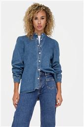 ΤΖΙΝ ΠΟΥΚΑΜΙΣΟ BELLE 15347085 ΜΠΛΕ REGULAR FIT ONLY