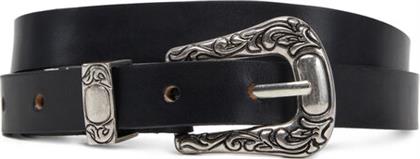 ΖΩΝΗ ΓΥΝΑΙΚΕΙΑ ONLTY SLIM LEATHER WESTER JEANS BELT ACC 15338269 ΜΑΥΡΟ ONLY