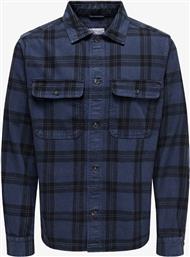 ONSOLIVER TWILL OVERDYE OVERSHIRT BF ONLY&SONS από το SHOPPING HOUSE