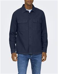 ONSOLIVER TWILL OVERDYE OVERSHIRT BF ONLY&SONS από το SHOPPING HOUSE