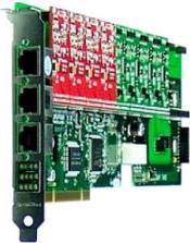 A1200P0800 12 PORT ANALOG PCI CARD + 8 FXS MODULES OPENVOX