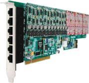A2410P06 24 PORT ANALOG PCI CARD + 6 FXO400 MODULES OPENVOX από το e-SHOP