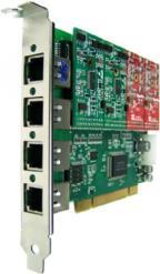 A400P01 4 PORT ANALOG PCI CARD + 1 FXO MODULE OPENVOX από το e-SHOP