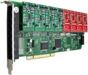 A800P44 8 PORT ANALOG PCI CARD + 4 FXS + 4 FXO MODULES OPENVOX