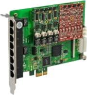 A810EF11 8 PORT PCI-E ANALOG CARD WITH FAILOVER FUNCTION + 1 FXS400 +1 FXO400 OPENVOX