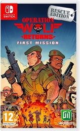 OPERATION WOLF RETURNS: FIRST MISSION RESCUE EDITION - NINTENDO SWITCH