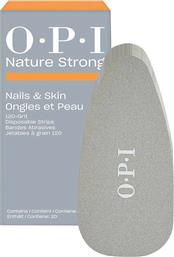 NATURE STRONG 120-GRIT DISPOSABLE RASP STRIPS ΑΝΤΑΛΛΑΚΤΙΚΑ ΡΑΣΠΑΣ 120-GRIT 20 ΤΕΜΑΧΙΑ OPI