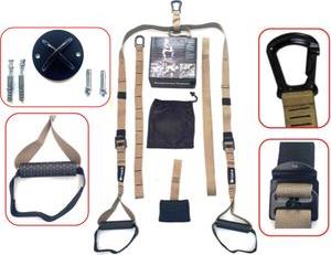 ΣΥΣΤΗΜΑ ΜΕ ΙΜΑΝΤΕΣ SUSPENSION TRAINER ΜΑΥΡΟ/ARMY OPTIMUM από το PLUS4U