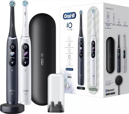 ΗΛΕΚΤΡΙΚΗ ΟΔΟΝΤΟΒΟΥΡΤΣΑ IO SERIES 8 SET WHITE/BLACK ORAL B