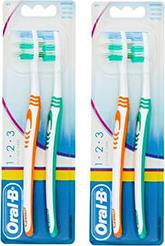 ΟΔΟΝΤΟΒΟΥΡΤΣΑ 123 CLAS.CAR 40 ΜΕΤ. 2ΤΕΜ ORAL B