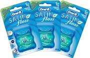 ORAL-B 81777526 SATIN FLOSS ΚΕΡΩΜΕΝΟ ΟΔΟΝΤΙΚΟ ΝΗΜΑ ΜΕΝΤΑ 25M 3ΤΕΜ ORAL B