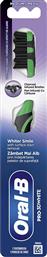 PRO 3D WHITE CHARCOAL MEDIUM TOOTHBRUSH ΧΕΙΡΟΚΙΝΗΤΗ ΟΔΟΝΤΟΒΟΥΡΤΣΑ ΜΕ ΜΕΣΑΙΑΣ ΣΚΛΗΡΟΤΗΤΑΣ ΙΝΕΣ ΓΙΑ ΒΑΘΥ ΚΑΘΑΡΙΣΜΟ & ΛΕΥΚΑΝΣΗ ΜΕ ΙΝΕΣ ΑΠΟ ΕΝΕΡΓΟ ΑΝΘΡΑΚΑ 1 ΤΕΜΑΧΙΟ - ΠΡΑΣΙΝΟ ORAL B