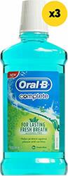 ΣΤΟΜΑΤΙΙΚΟ ΔΙΑΛΥΜΑ COMPLETE 1500ML(3X500ML) ORAL B από το e-SHOP