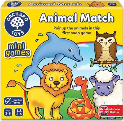 ΠΑΙΔΙΚΟ ΠΑΙΧΝΙΔΙ ORCHARD ANIMAL MATCH - ΠΟΛΥΧΡΩΜΟ ORCHARD TOYS από το DPAM