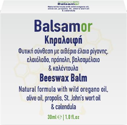 BALSAMOR BEESWAX BALM ΚΗΡΑΛΟΙΦΗ ΜΕ ΕΘΑΙΡΙΟ ΕΛΑΙΟ ΑΓΡΙΑΣ ΡΙΓΑΝΗΣ 30ML OREGANO 4 LIFE