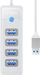 PW4U-U3-015-WH-EP HUB ADAPTER USB TO 4X USB 3.0 5 GBPS 0.15M WHITE ORICO από το PLUS4U