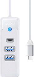 PWC2U-C3-015-WH-EP HUB ADAPTER USB-C TO 2X USB 3.0 + USB-C 5 GBPS 0.15M WHITE ORICO από το e-SHOP