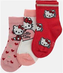 BASICO FALL HELLO KITTY CALZINI CORTI 3PACK BABY GIRL ΚΑΛΤΣΕΣ ΠΑΙΔΙΚΟ GIRL ORIGINAL MARINES