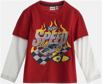 FR CITY ATTITUDE HOT WHEELS T-SHIRT ML BOY ΜΠΛΟΥΖΑ ΠΑΙΔΙΚΟ BOY ORIGINAL MARINES